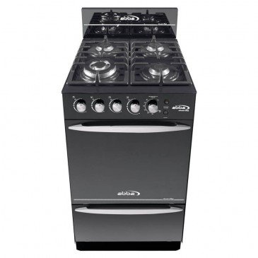 Estufa De Piso ABBA Master Chef AG 203-5 GT TC | Gas | 4 Puestos |Calienta  Platos| Vidrio Reflectivo - Abba