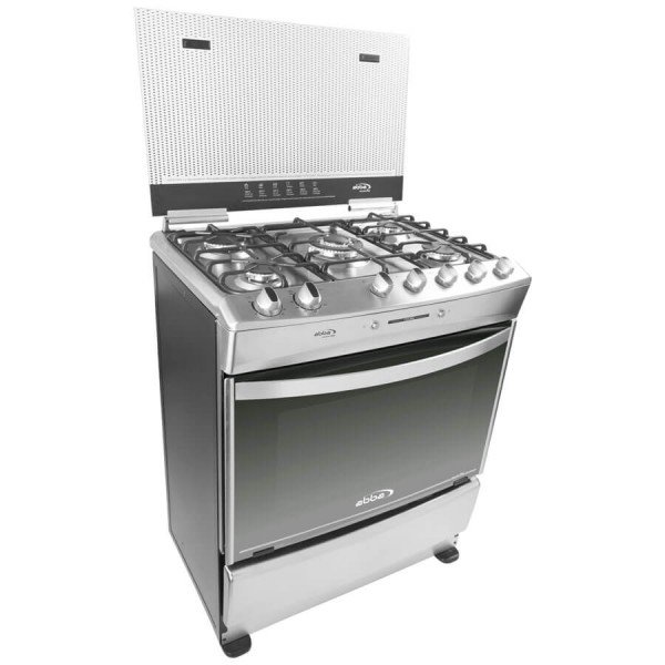 Estufa De Piso Con Horno Abba Master Chef | AB 505-6 GT TC | Gas | 5 Puestos  | Gratinador - Abba