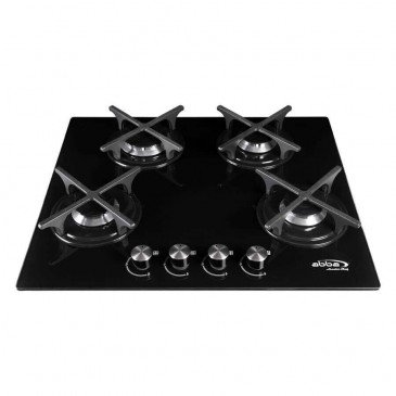 Estufa De Empotrar Abba Master Chef CG 401-V5C | 4 Puestos | Vidrio De  Seguridad | 60cm | Negro - Abba