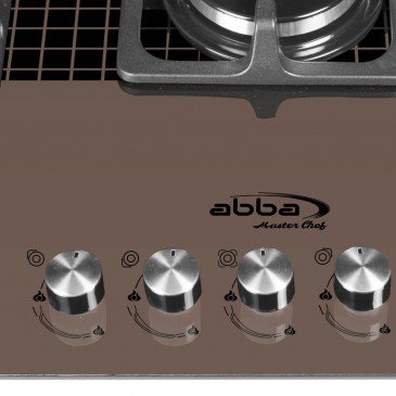 Estufa De Empotrar Abba Master Chef - CG 601-V5STC BR vista perilla en detalle