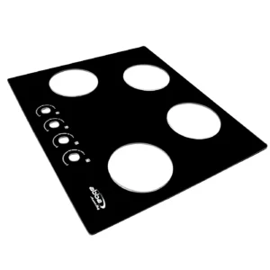 VIDRIO MESA CUBIERTA EMPOTRAR 20" 5C 600x510x6mm ABBA NEGRO