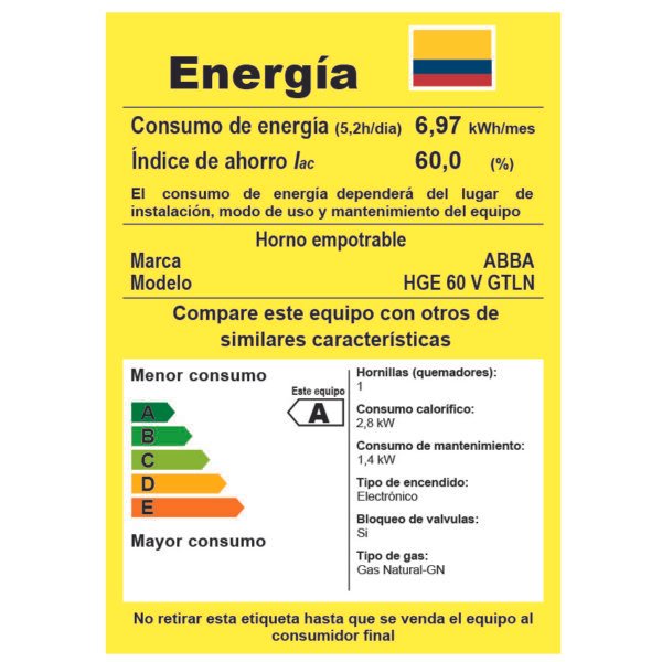 HORNO HGE 60 V GTL EAH - Imagen 7
